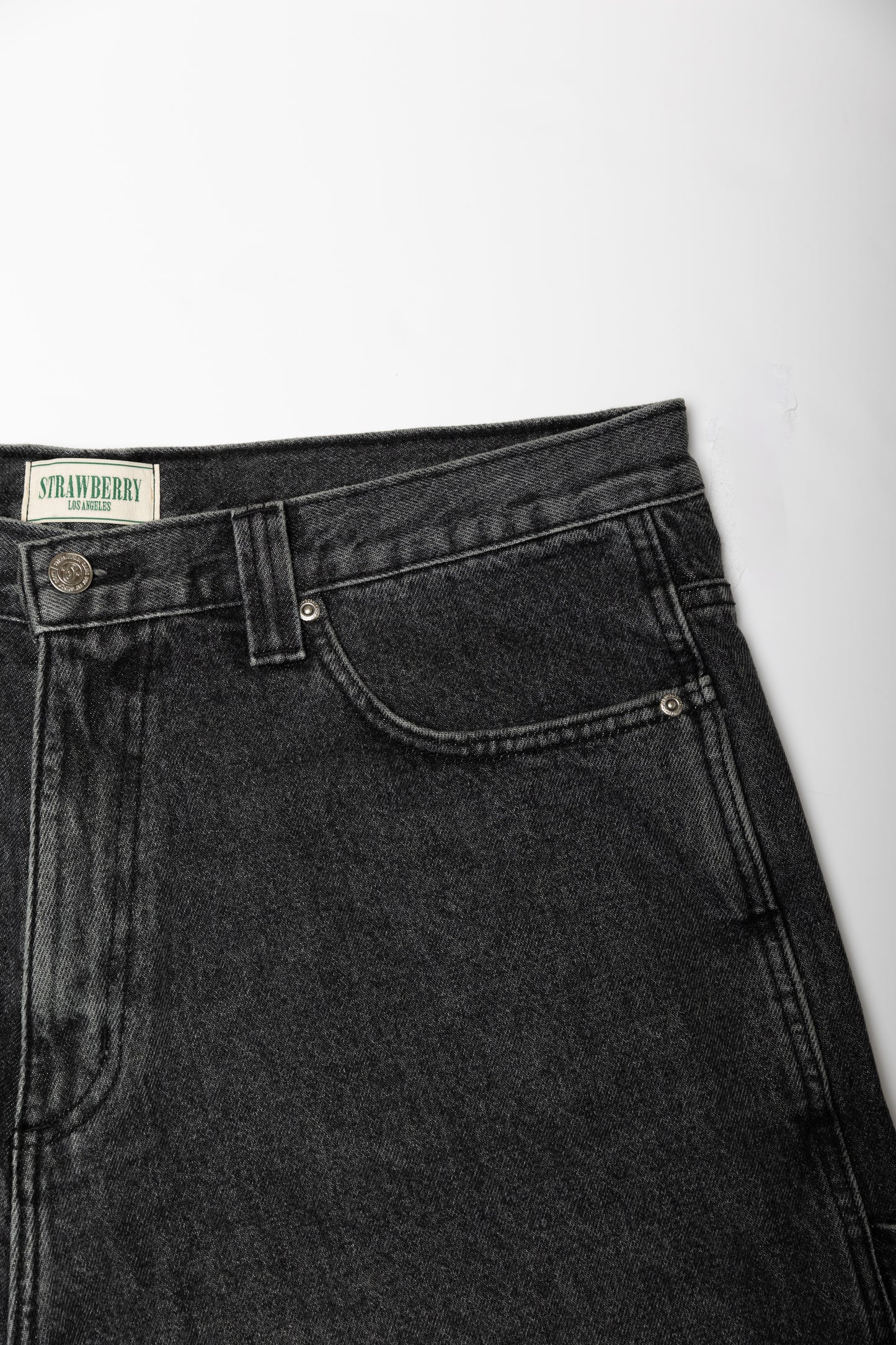 Faded Black Carpenter Shorts