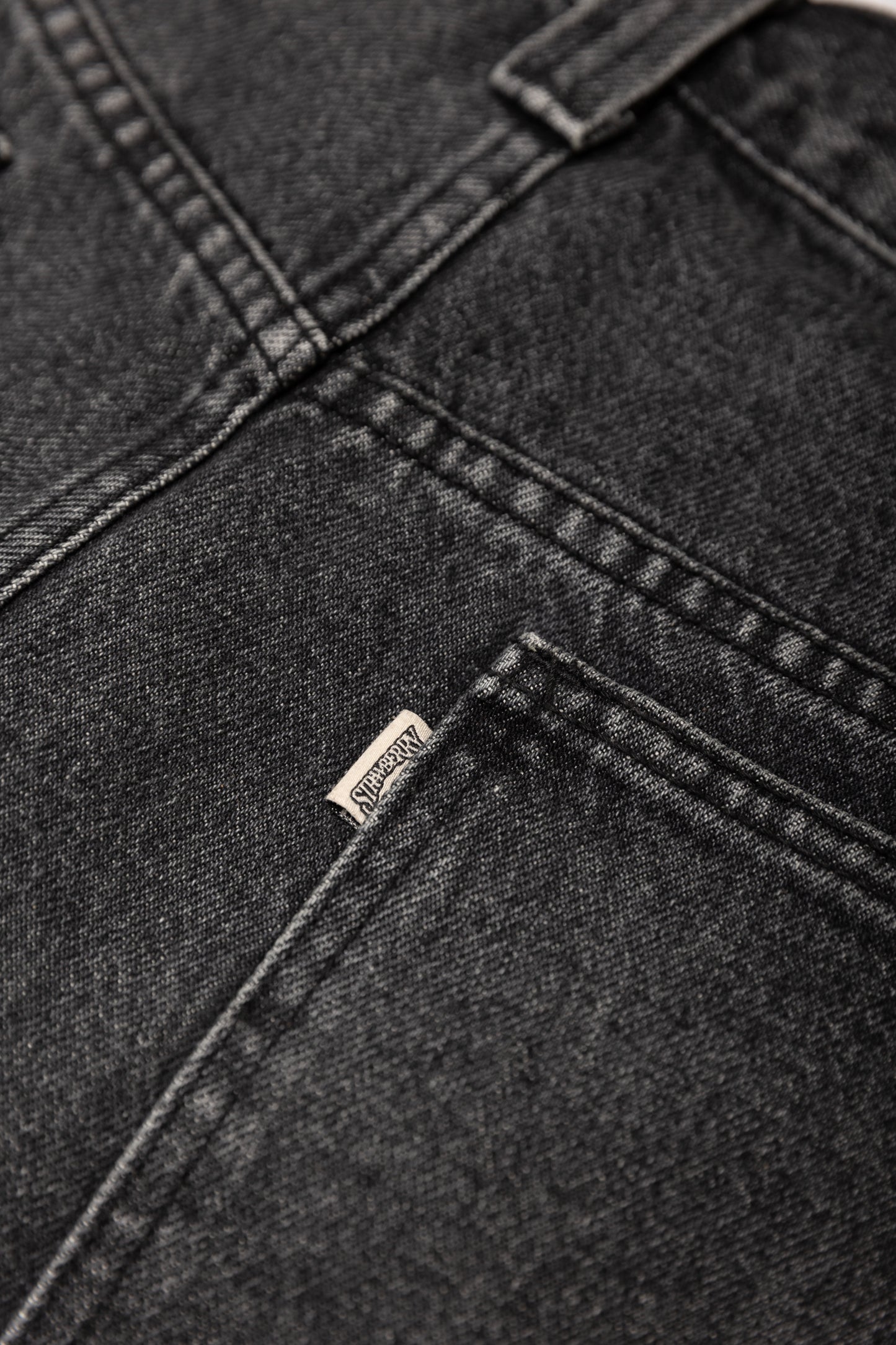 Faded Black Carpenter Shorts