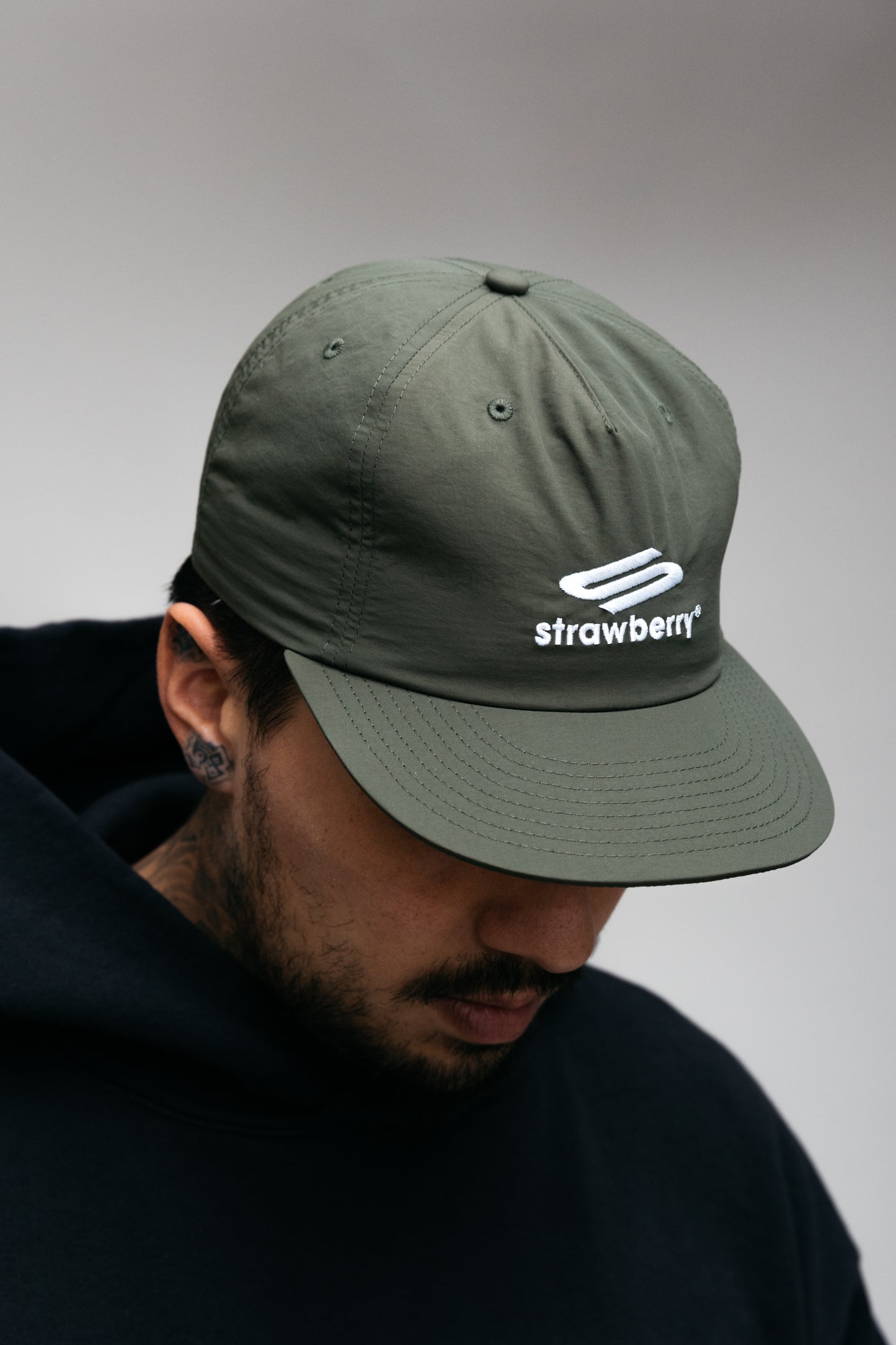 Strawberry Sport Olive Snapback