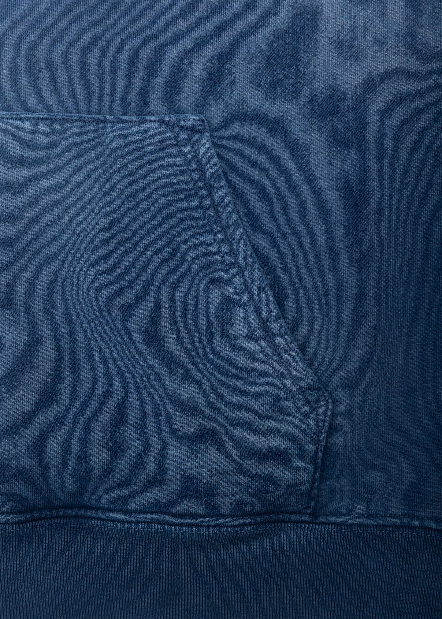 Navy Sunfaded Waffle Hoodie