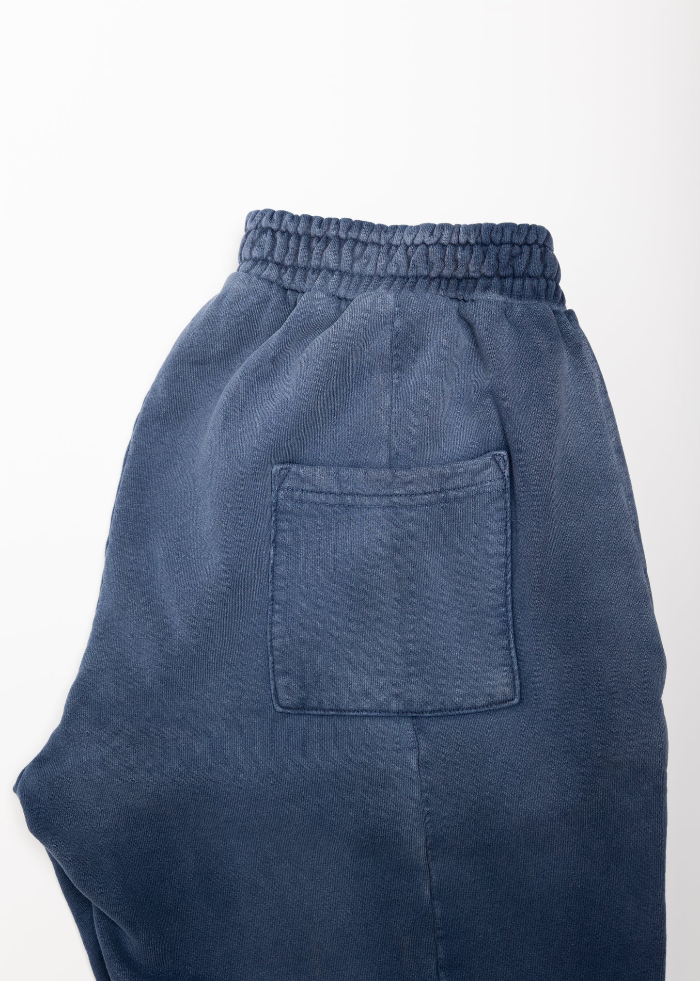 Navy Sunfaded Pleated Sweatpant