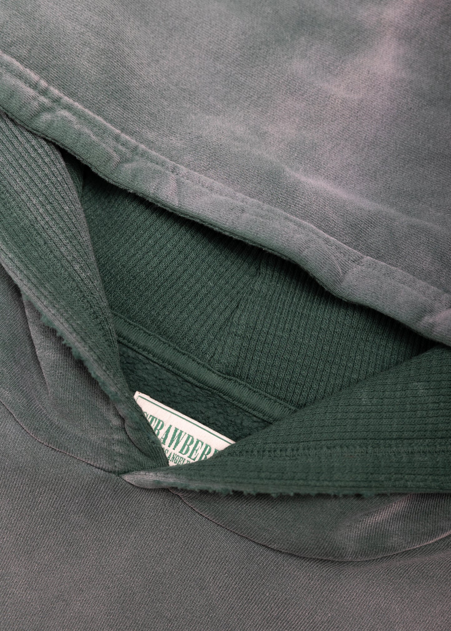 Forest Sunfaded Waffle Hoodie
