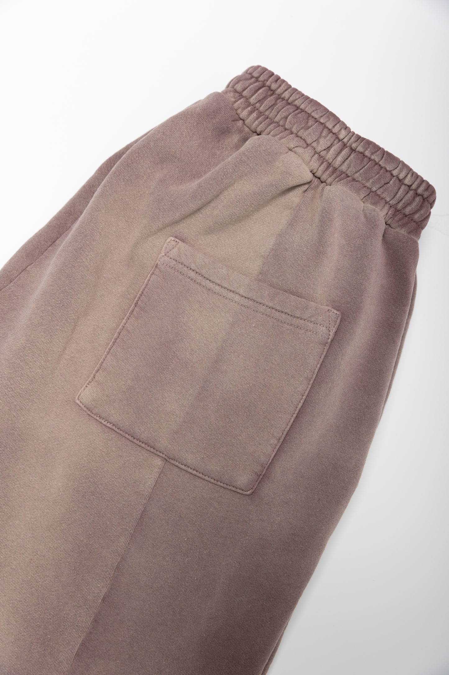 Mauve Sunfaded Pleated Sweatpant