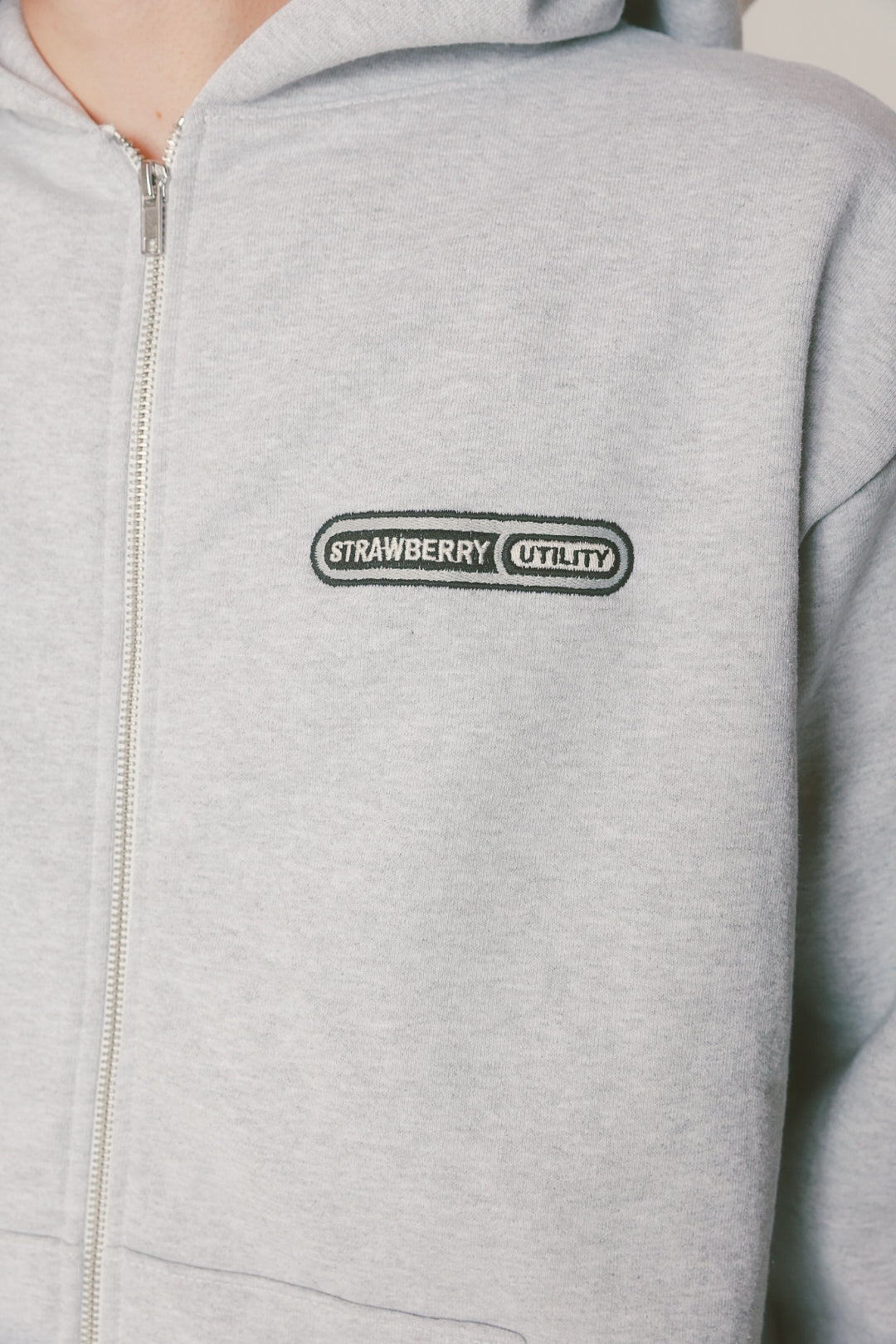Ash Utility Zip Up Hoodie