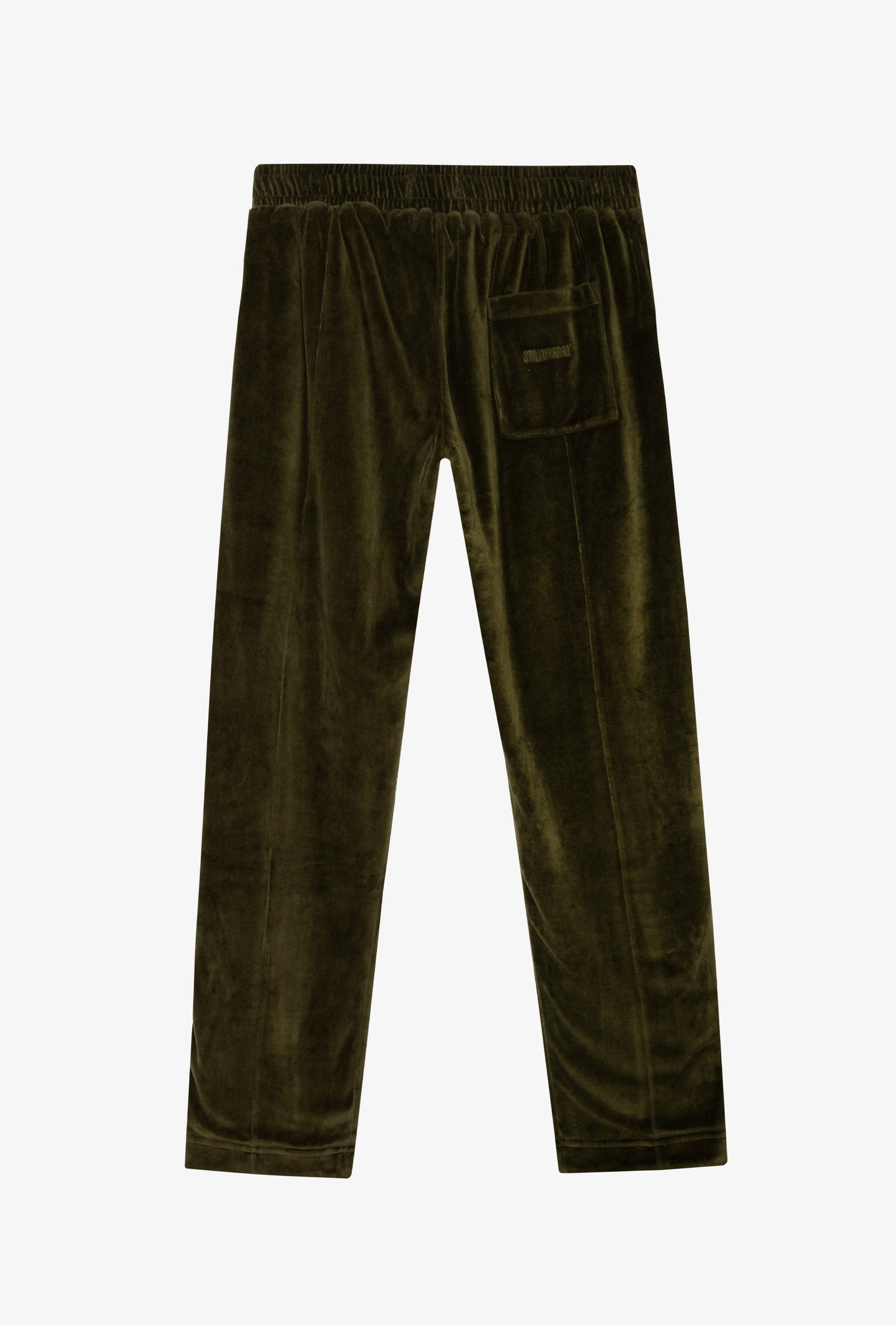 Emerald Velour Pleated Sweatpant