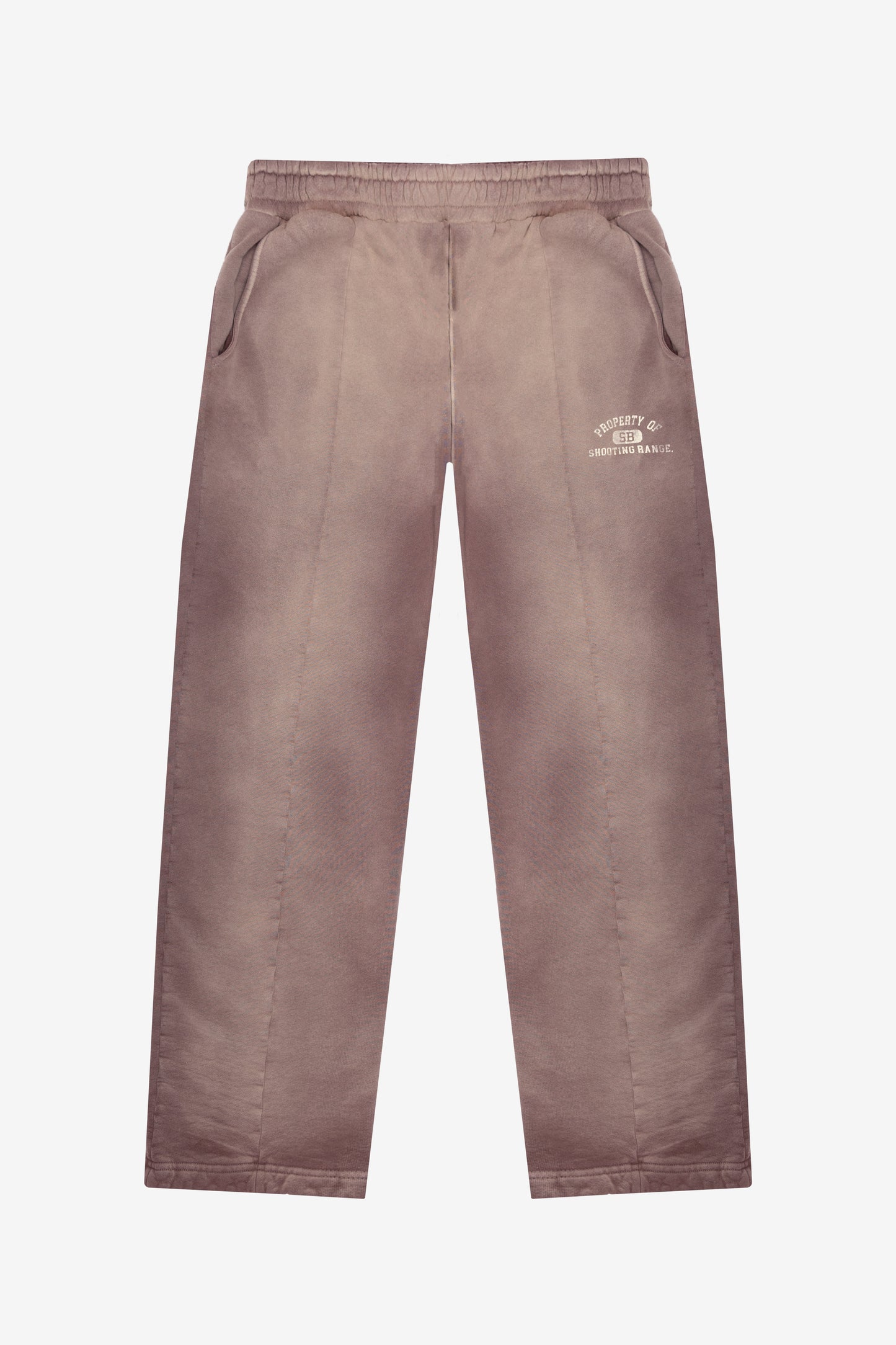 Mauve Sunfaded Pleated Sweatpant