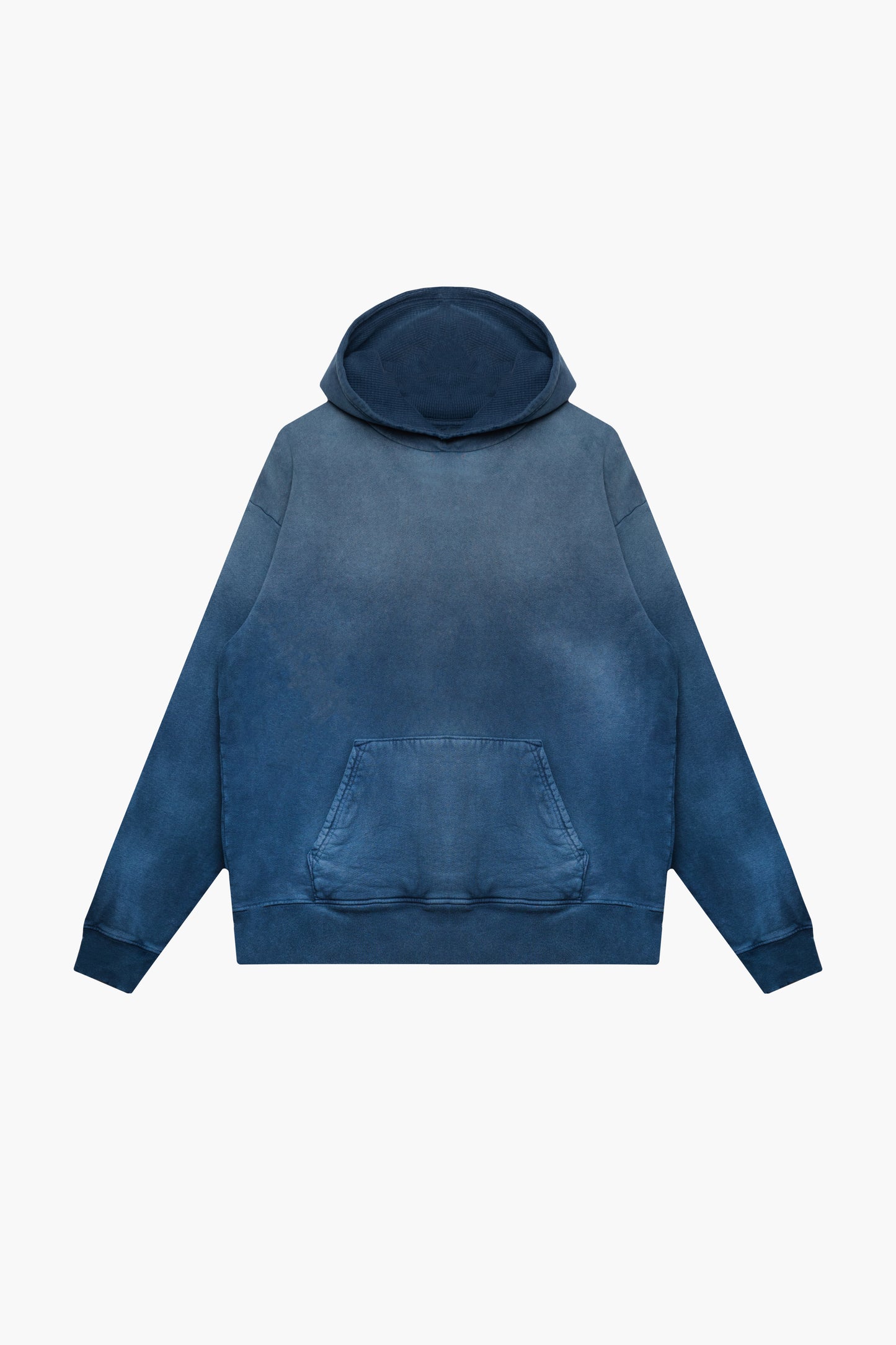 Navy Sunfaded Waffle Hoodie