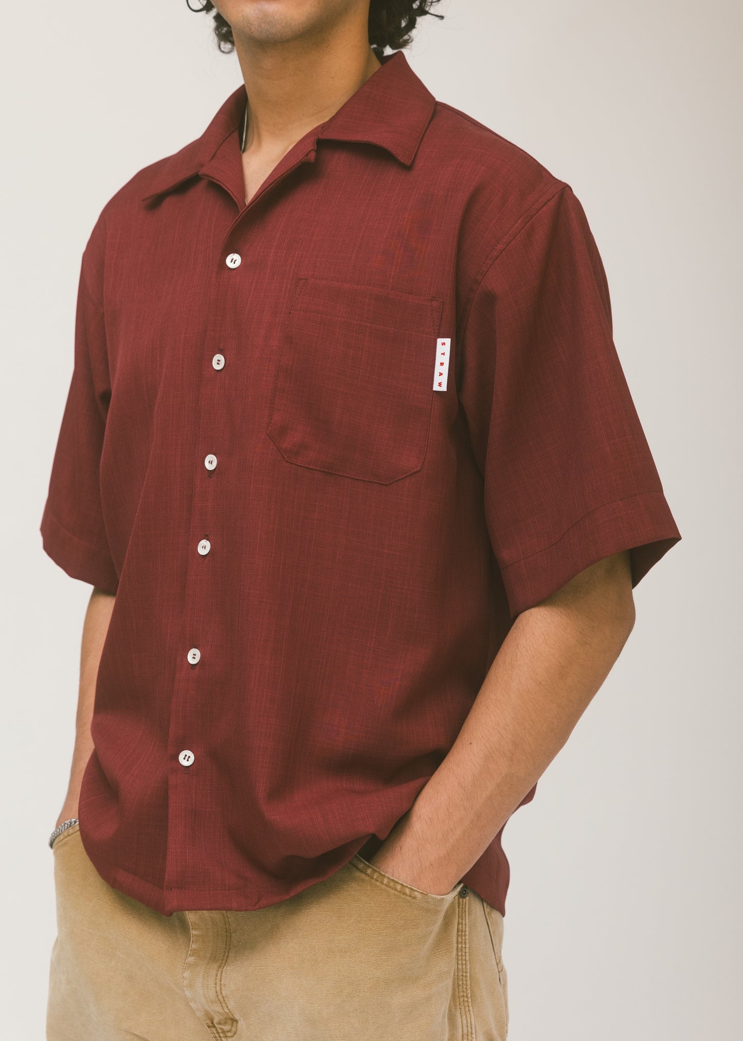 Maroon Bowling Shirt