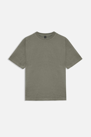 Distressed Blank T-Shirt - Olive