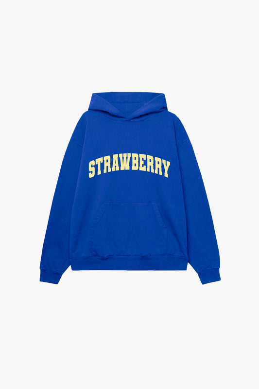 Cobalt Strawberry Arched Hoodie