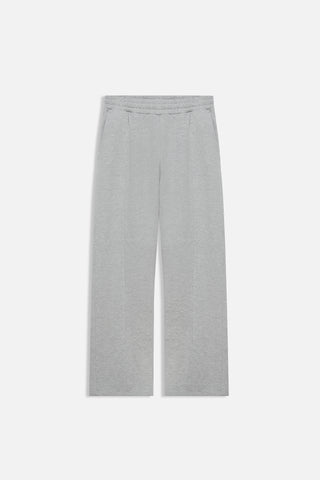 Heather Grey Pleated Sweatpant