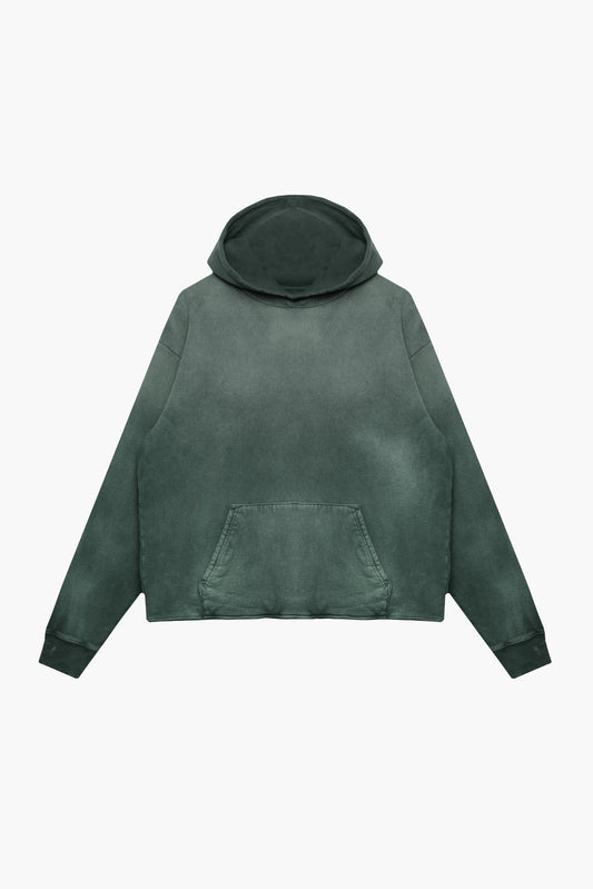 Forest Sunfaded Waffle Hoodie