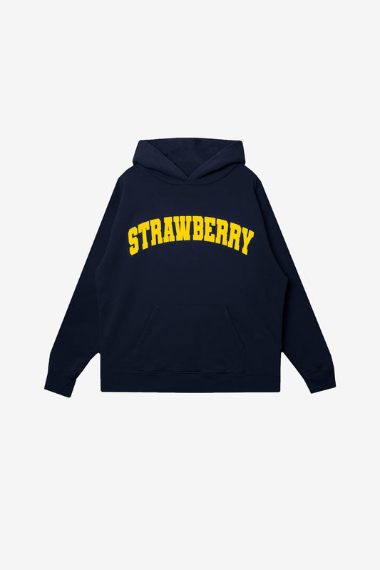 Navy/Yellow Strawberry Arched Hoodie