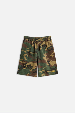 Oversized Vintage Camo Short