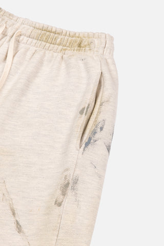 Stencil Shorts - Oatmeal