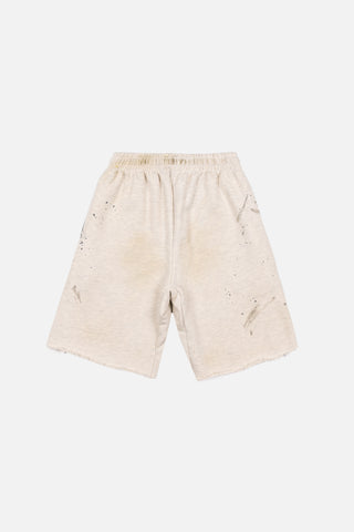 Stencil Shorts - Oatmeal