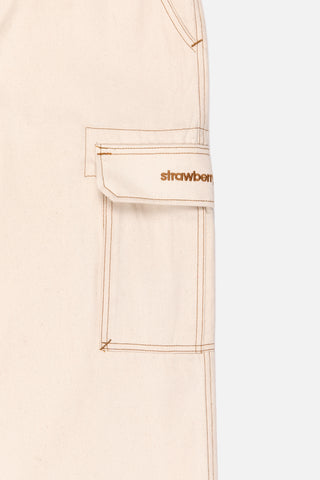 Canvas Cargo Pant - Natural