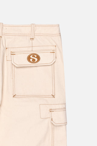 Canvas Cargo Pant - Natural