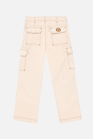 Canvas Cargo Pant - Natural