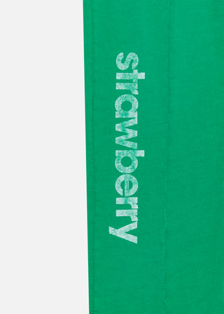 Strawberry Pleated Sweatpant - Kelly Green