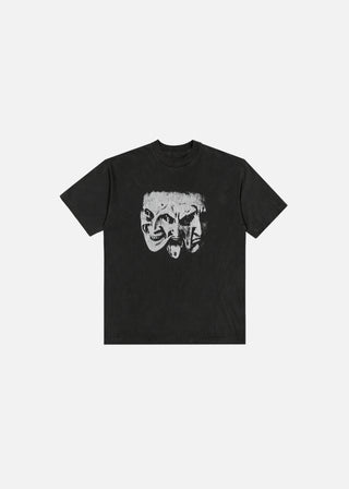 Faces T-Shirt - Vintage Black