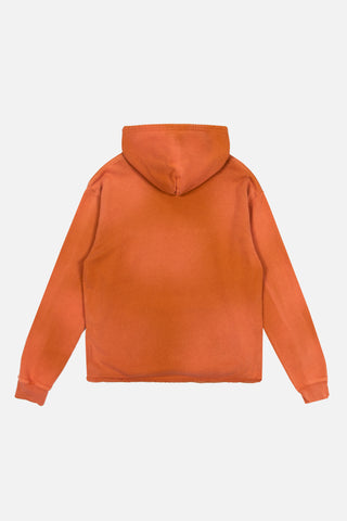 Waffle Hoodie - Rust Orange