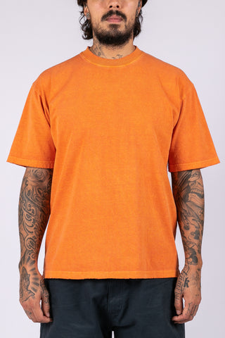 Distressed Blank T-Shirt - Orange