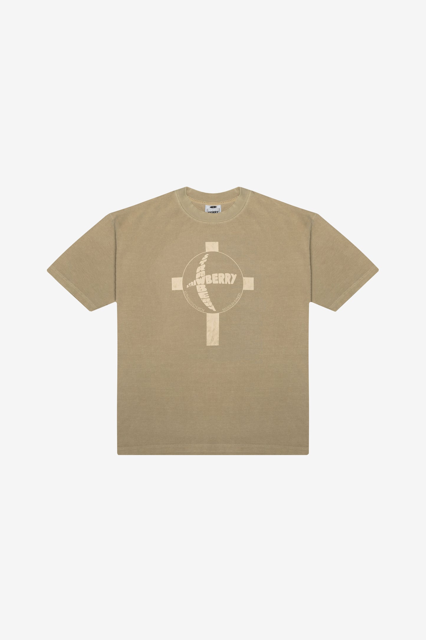 Taupe Cross T-Shirt