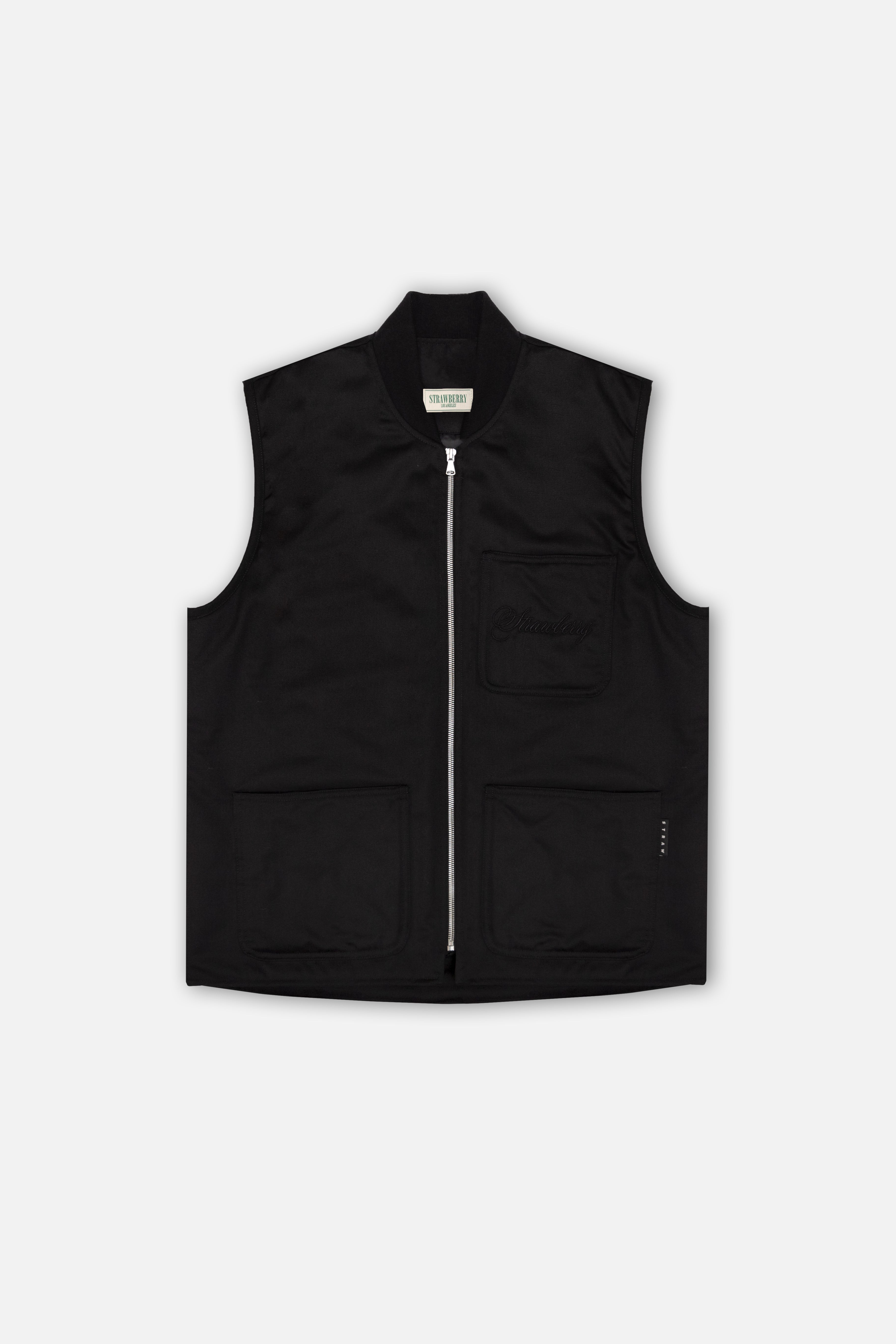 Quilted Gilet - Black
