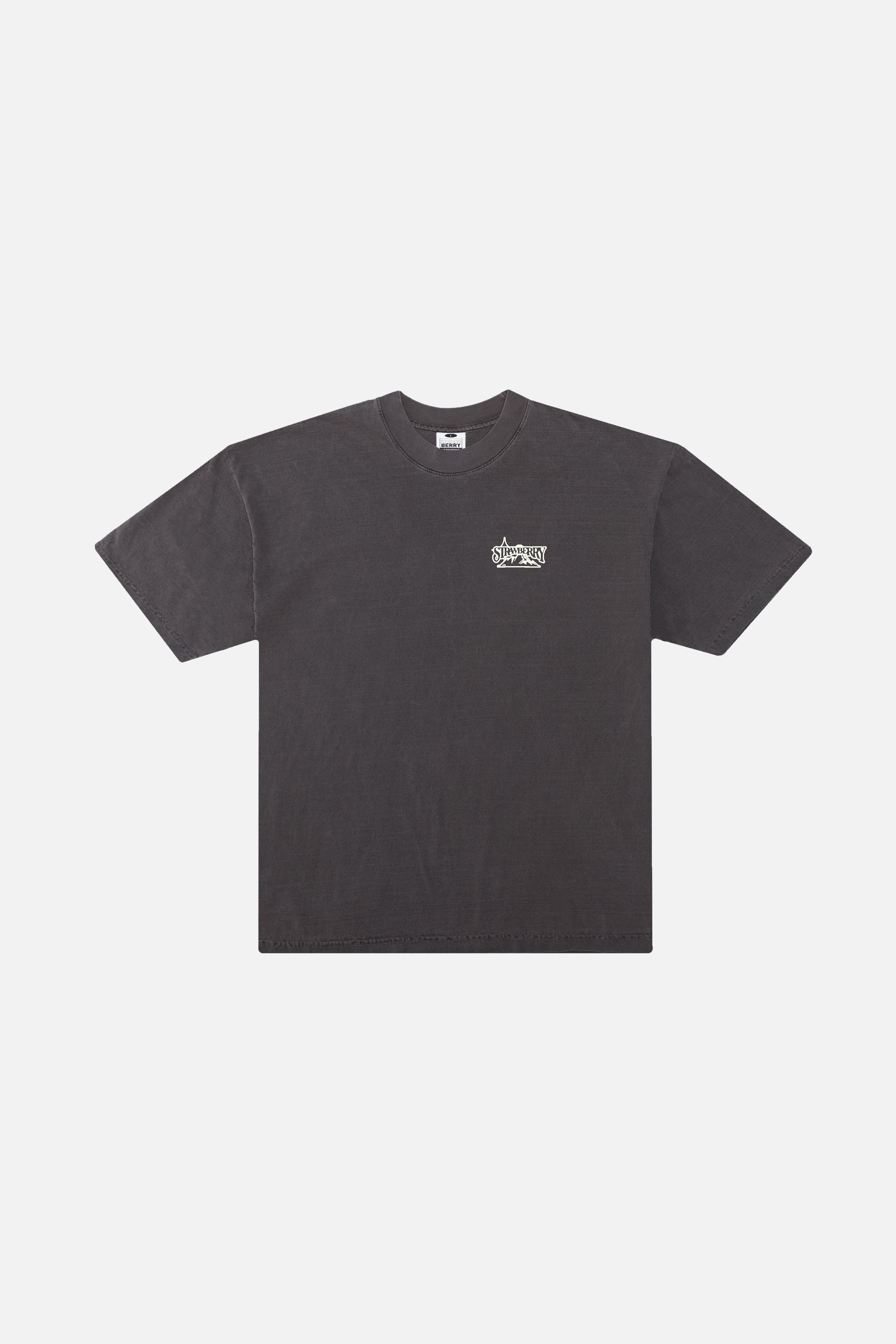 Camiseta vintage de montaña negra 