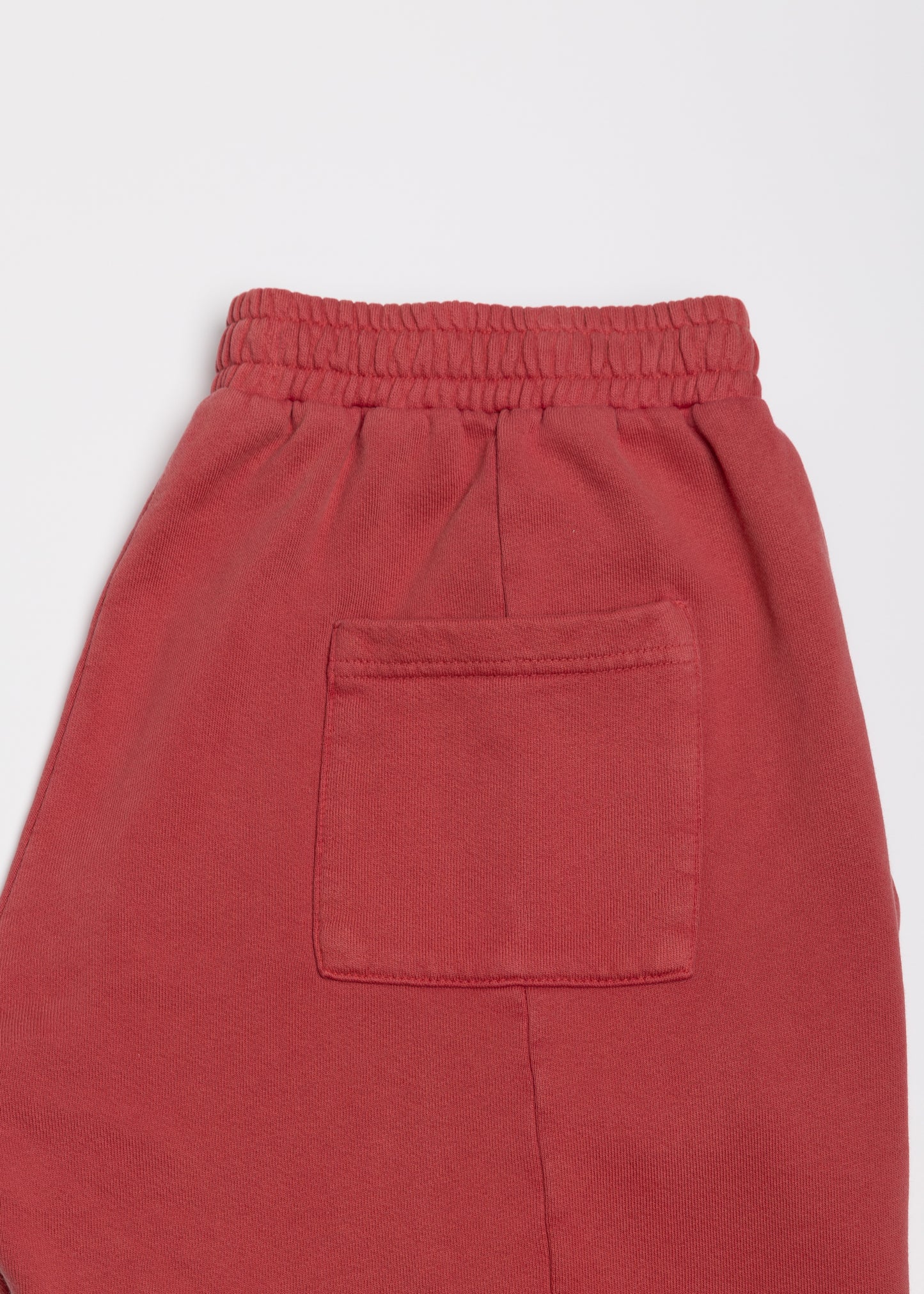 Vintage Red Pleated Sweatpant